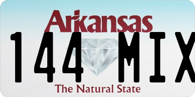 AR license plate 144MIX