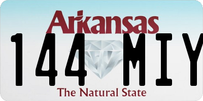 AR license plate 144MIY