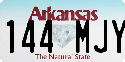 AR license plate 144MJY