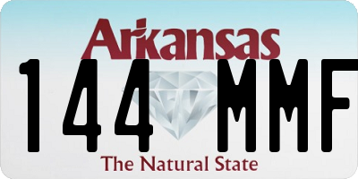 AR license plate 144MMF