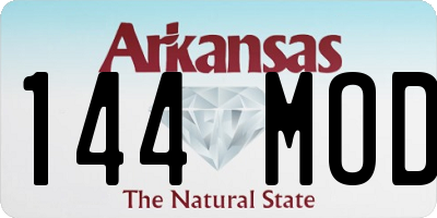 AR license plate 144MOD