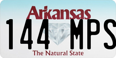 AR license plate 144MPS