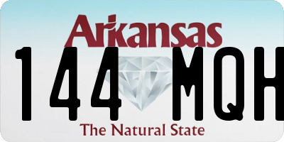 AR license plate 144MQH