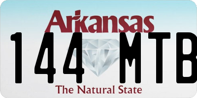 AR license plate 144MTB