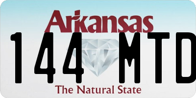 AR license plate 144MTD