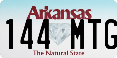 AR license plate 144MTG