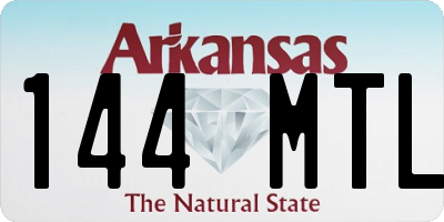 AR license plate 144MTL