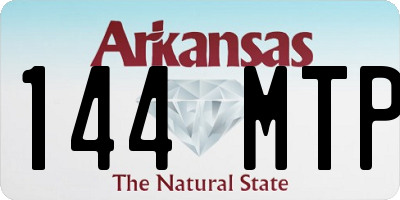AR license plate 144MTP