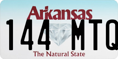 AR license plate 144MTQ
