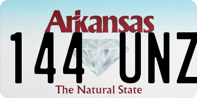 AR license plate 144UNZ