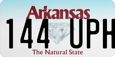 AR license plate 144UPH