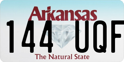 AR license plate 144UQF