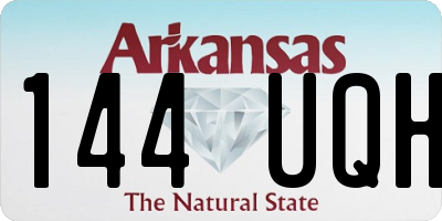 AR license plate 144UQH