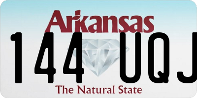 AR license plate 144UQJ