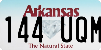 AR license plate 144UQM