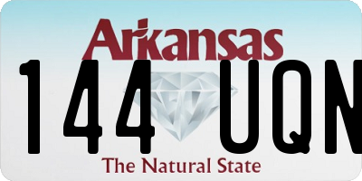 AR license plate 144UQN