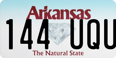 AR license plate 144UQU
