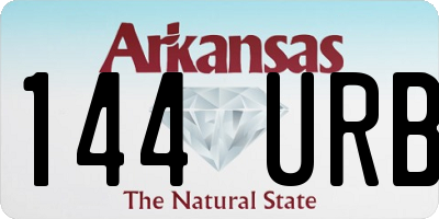 AR license plate 144URB