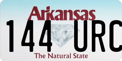 AR license plate 144URC