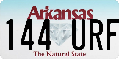 AR license plate 144URF