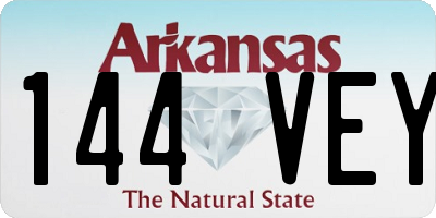 AR license plate 144VEY