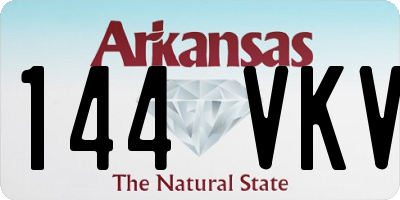AR license plate 144VKV