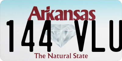AR license plate 144VLU