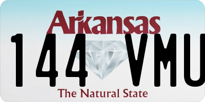AR license plate 144VMU
