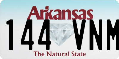 AR license plate 144VNM