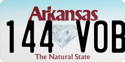 AR license plate 144VOB