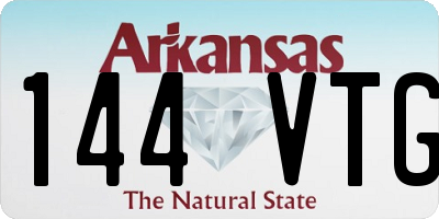 AR license plate 144VTG