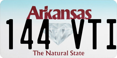 AR license plate 144VTI