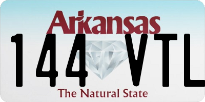 AR license plate 144VTL