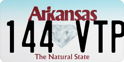 AR license plate 144VTP