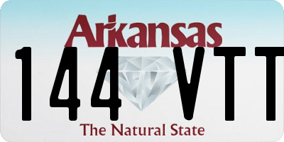 AR license plate 144VTT