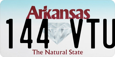 AR license plate 144VTU