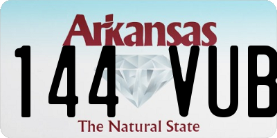 AR license plate 144VUB