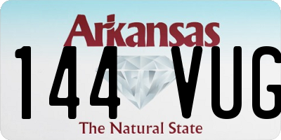 AR license plate 144VUG
