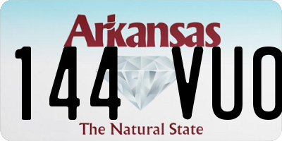AR license plate 144VUO