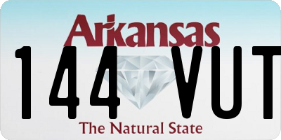 AR license plate 144VUT
