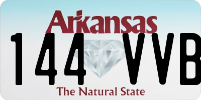 AR license plate 144VVB
