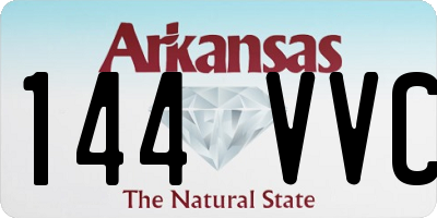 AR license plate 144VVC