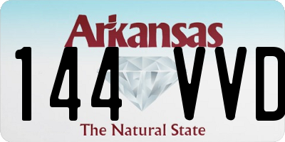 AR license plate 144VVD