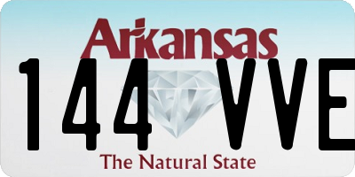 AR license plate 144VVE