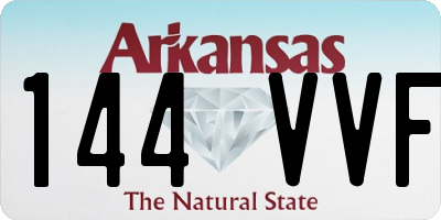 AR license plate 144VVF