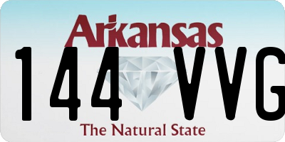 AR license plate 144VVG