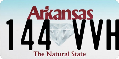 AR license plate 144VVH