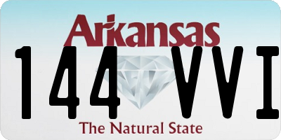 AR license plate 144VVI
