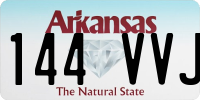 AR license plate 144VVJ