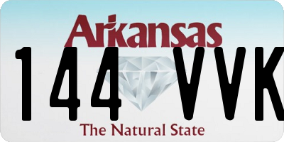 AR license plate 144VVK